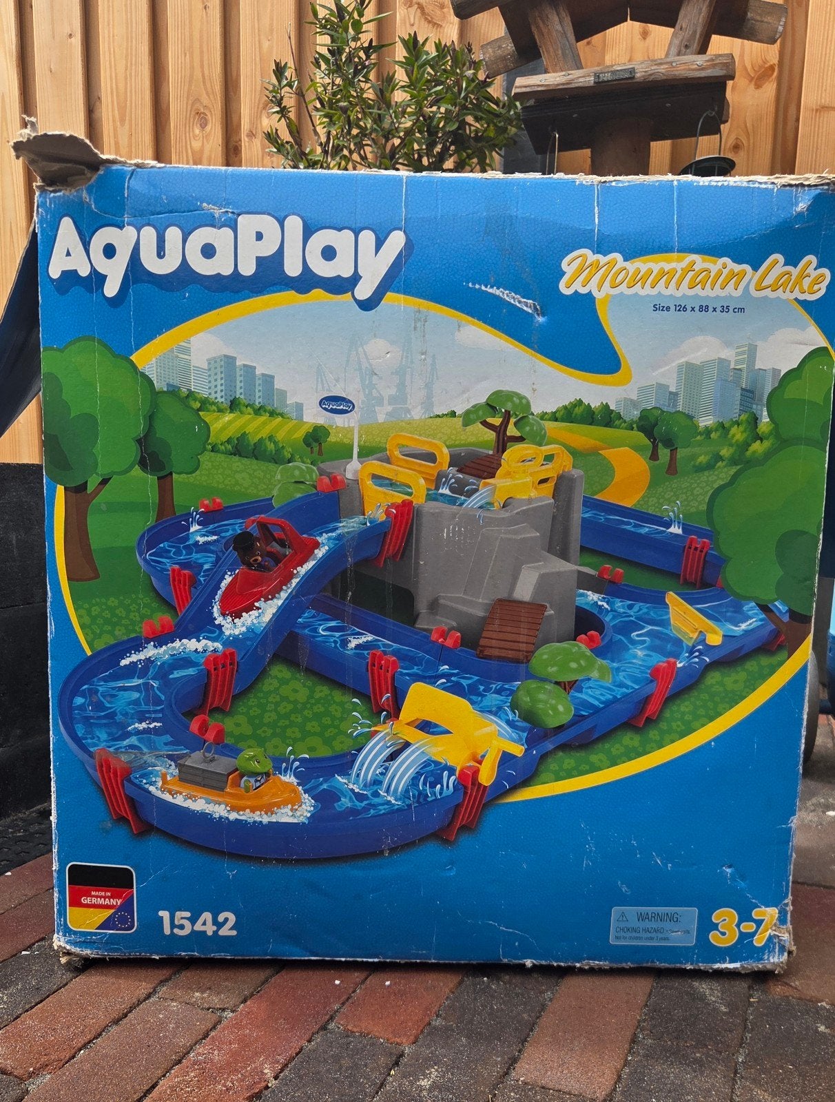 AquaPlay Mountain Lake + uitbreiding met accessoires, Ophalen, Gebruikt