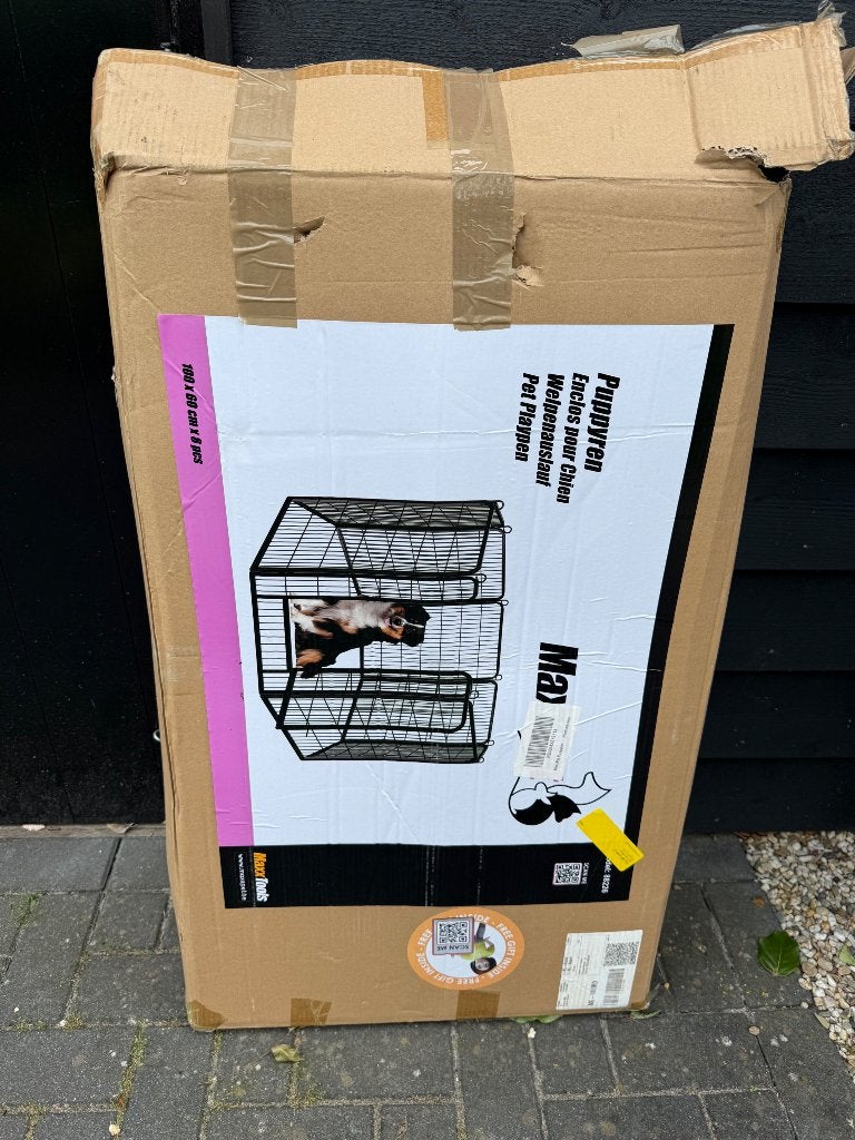 Puppyren maxxpet, Dieren en Toebehoren, Hondenbenches, Ophalen, Zo goed als nieuw