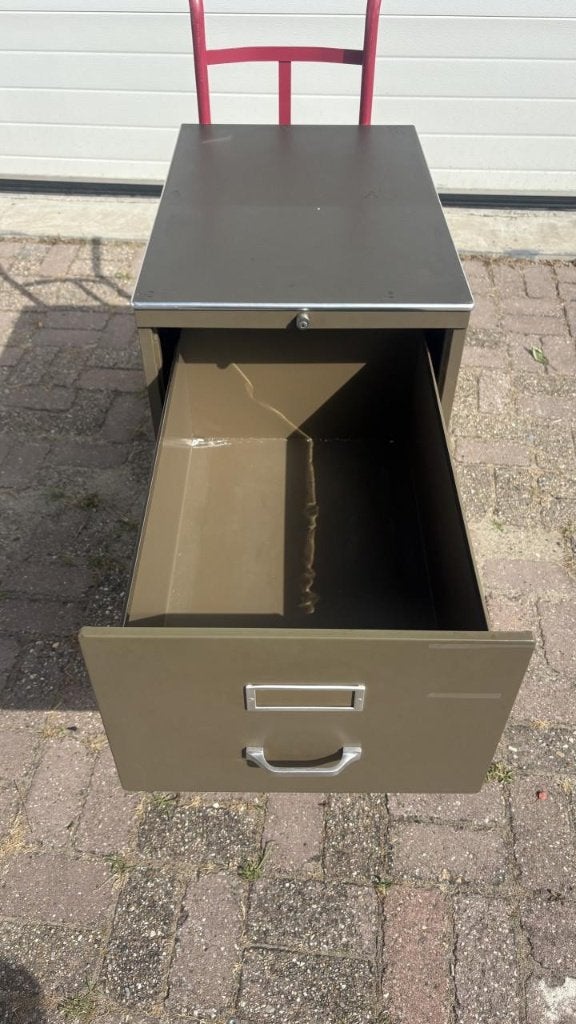 Vintage ahrend ladeblok, Huis en Inrichting, Ophalen, Minder dan 50 cm, Gebruikt, 1 of 2 laden