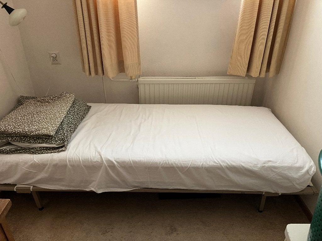 Eenpersoons bed spiraal met matras 190 x 80 cm, Ophalen, Gebruikt, Eenpersoons, 190 cm of minder
