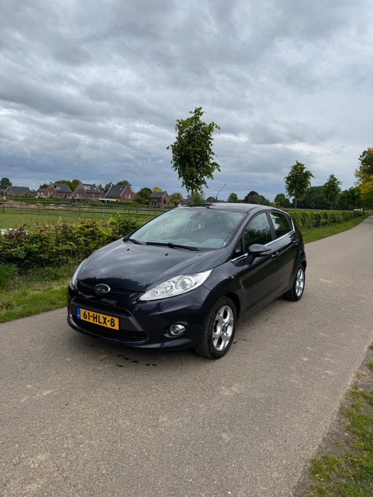 Ford Fiësta 1.25 60KW 5DR 2009 Grijs, Auto's, Ford, Particulier, Fiësta, Airbags, Airconditioning, Alarm, Bluetooth, Centrale vergrendeling