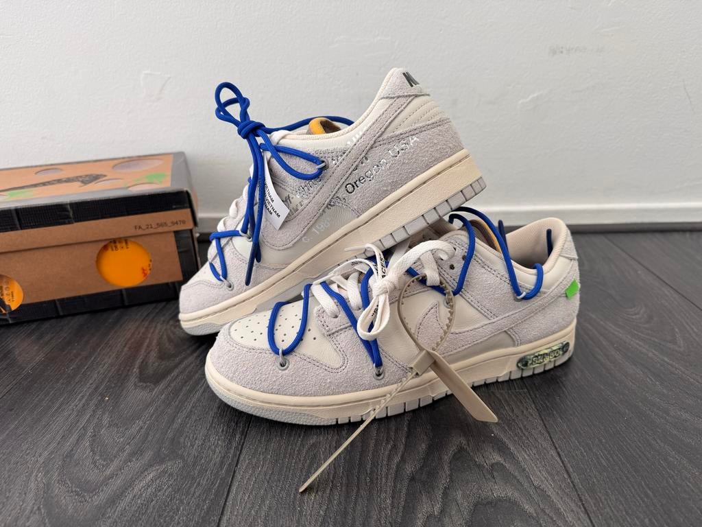 Nike Dunk Low Off-White Lot 32, Wit, Nieuw, Ophalen of Verzenden, Sneakers of Gympen