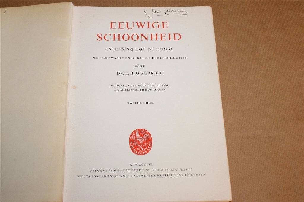 Eeuwige Schoonheid — Gombrich, Inleiding tot de Kunst 1956, Boeken, Ophalen of Verzenden, Gelezen