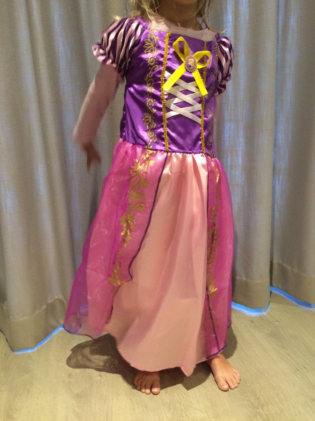 Nieuwe Rapunzel prinsessen jurk geschikt voor maat 92-98, Ophalen of Verzenden, Nieuw, 104 of kleiner, Meisje