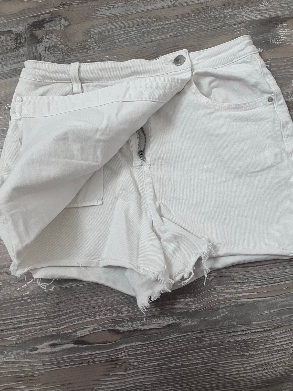 Witte Broekrok/Skort Maat 42/XL - Redial Denim Collectie, Ophalen, Wit, Maat 46/48 (XL) of groter, Gedragen
