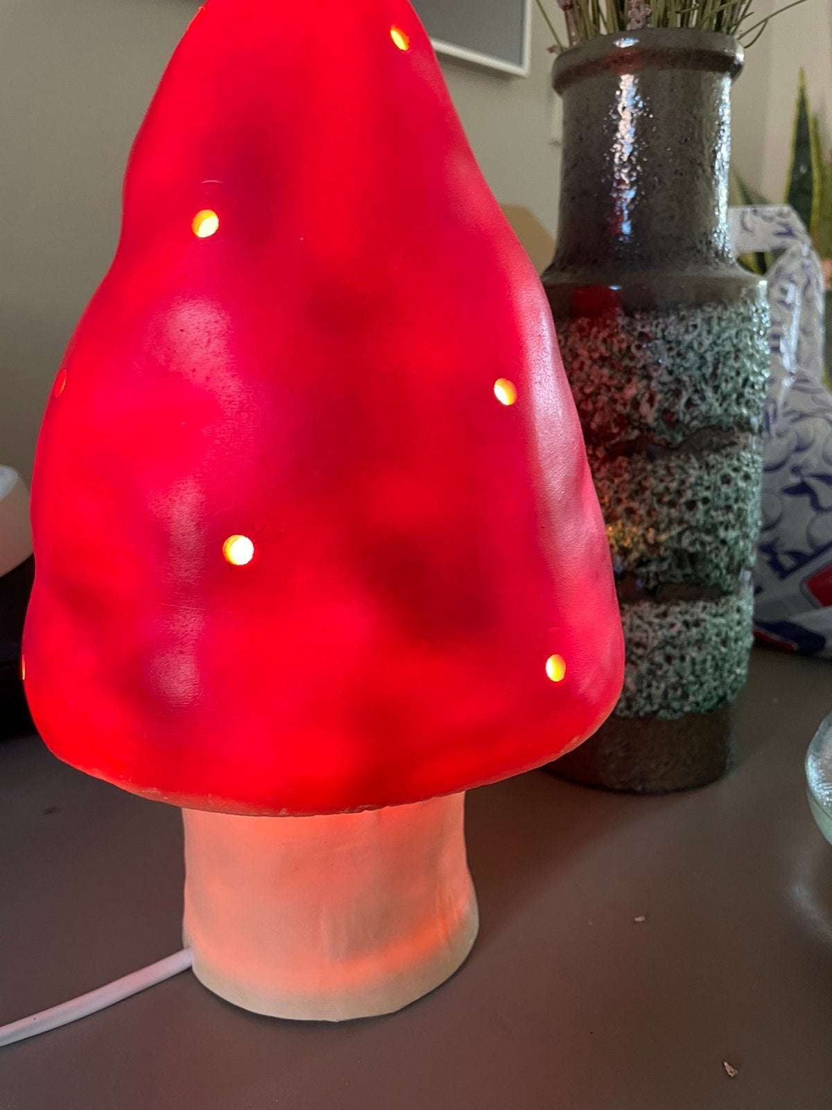 Heico paddenstoellamp, Kinderen en Baby's, Ophalen of Verzenden, Zo goed als nieuw, Lamp