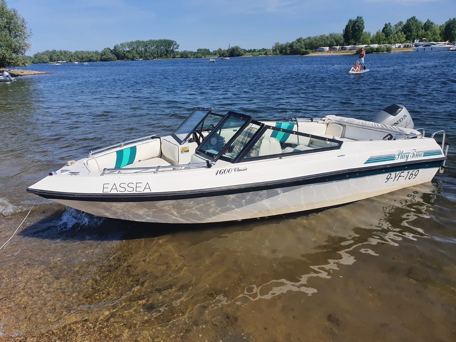 Herfstprijs! Playtime 1600 bowrider, Honda 50 PK 4-takt,, Watersport en Boten, Ophalen, Buitenboordmotor