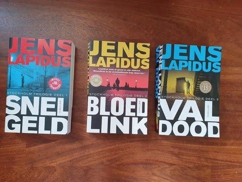 STOCKHOLM  trilogie van Jens Lapidus  , Boeken, Ophalen of Verzenden, Gelezen