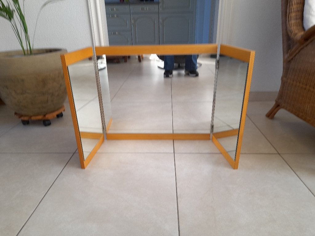 te koop spiegel, Huis en Inrichting, Woonaccessoires | Spiegels, Ophalen, Zo goed als nieuw, Rechthoekig, Minder dan 100 cm