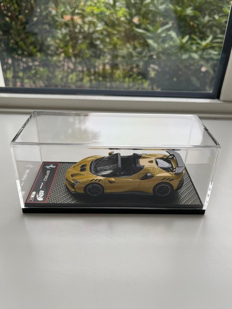 BBR 1:43 Ferrari SF90xx Spider Giallo Montecarlo, Hobby en Vrije tijd, Modelauto's | 1:43, Ophalen of Verzenden, Zo goed als nieuw