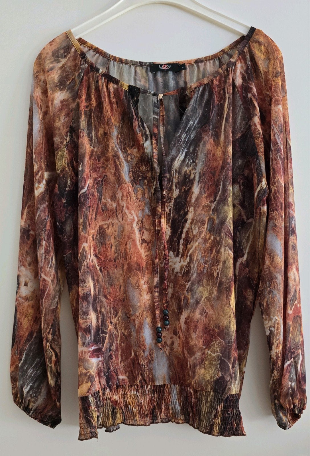 4x dames blouse/ 2x  dames vest mt L Lange mouwen, Ophalen of Verzenden, Gedragen, Maat 42/44 (L)