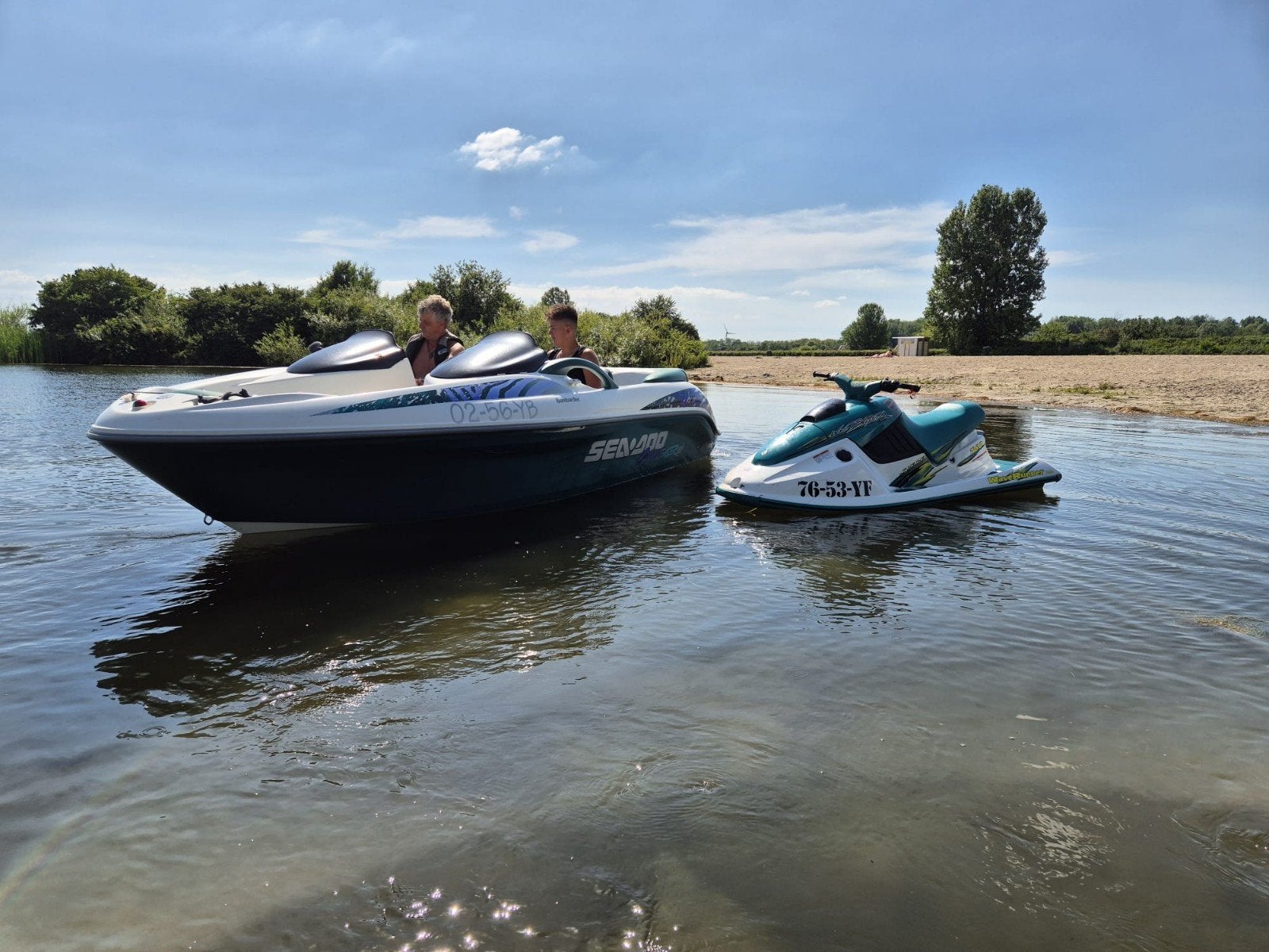 Sea-Doo Challenger 1800 met trailer, Watersport en Boten, Speedboten, Overige merken, Gebruikt, 1.90 meter, Binnenboordmotor
