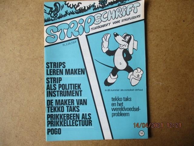 adv1066 stripschrift 14, Boeken, Eén stripboek, Ophalen, Gelezen