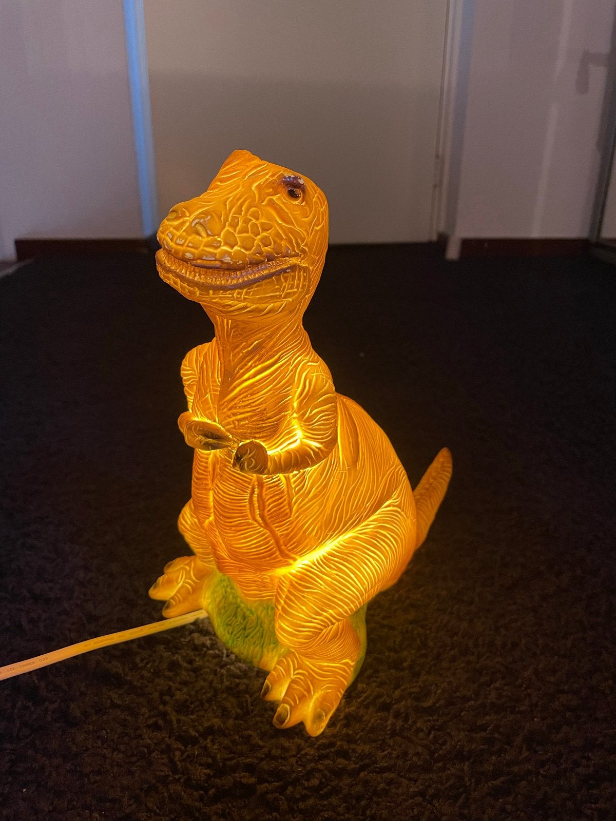 Vintage Heico T-Rex Dinosaurus Lamp - Zeldzaam dino lamp, Ophalen of Verzenden, Zo goed als nieuw, Lamp