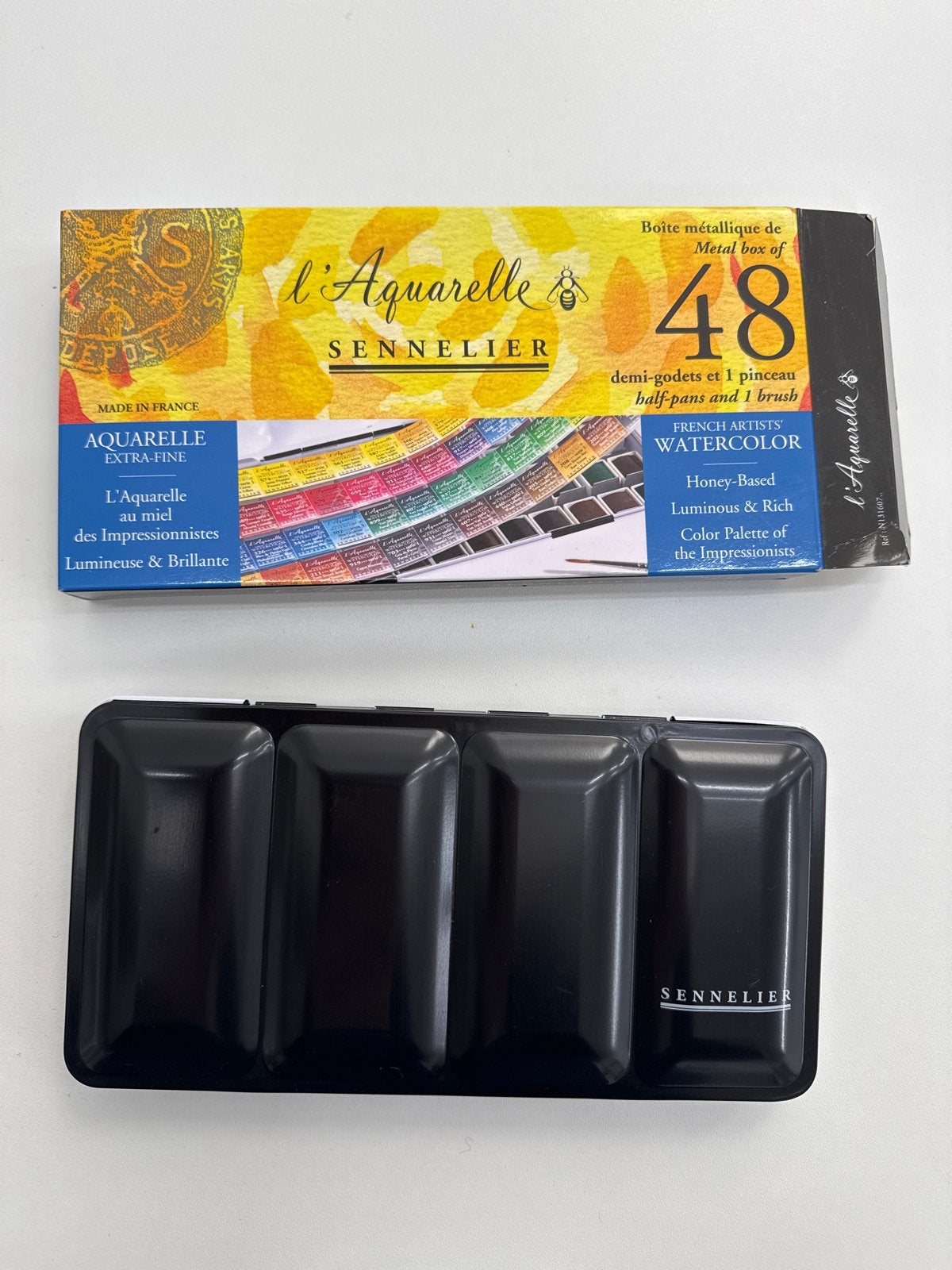 Sennelier l'Aquarelle Waterverf Set - 48 kleuren, Ophalen of Verzenden, Nieuw, Waterverf
