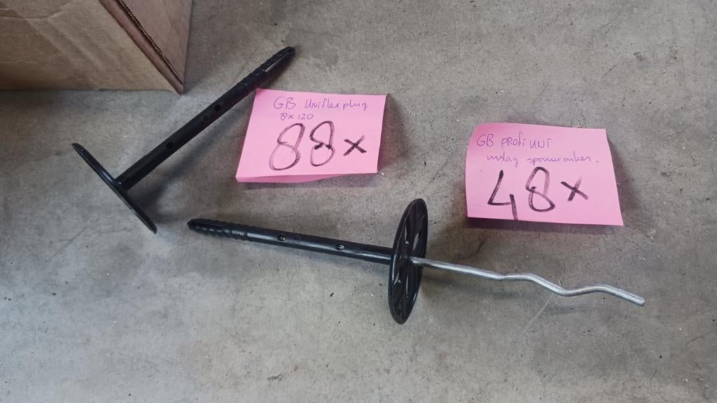 GB Uniflex pluggen en GB Profi uni slagspouwankers, Ophalen of Verzenden, Nieuw, Pluggen