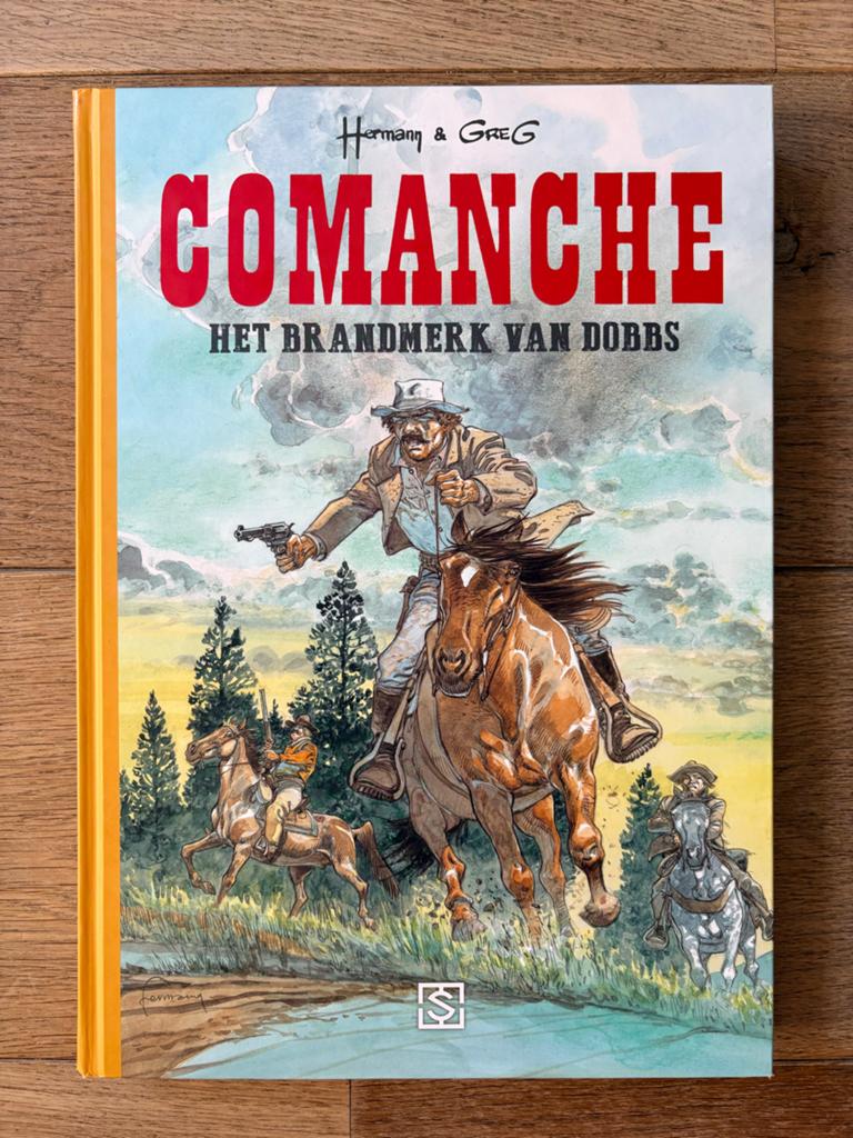 Comanche - Het Brandmerk van Dobbs (Hermann & Greg), Boeken, Stripboeken, Eén stripboek, Ophalen of Verzenden, Zo goed als nieuw
