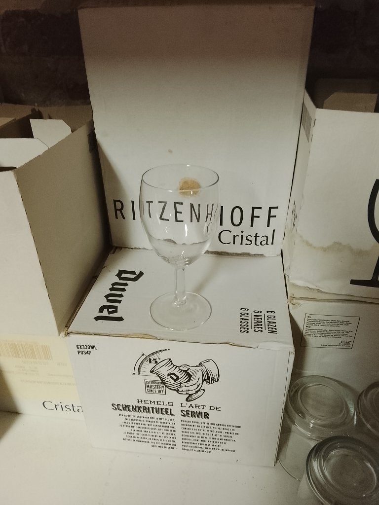 6 Ritzenhoff Cristal Duvel glazen, Ophalen, Nieuw, Overige typen, Frankrijk