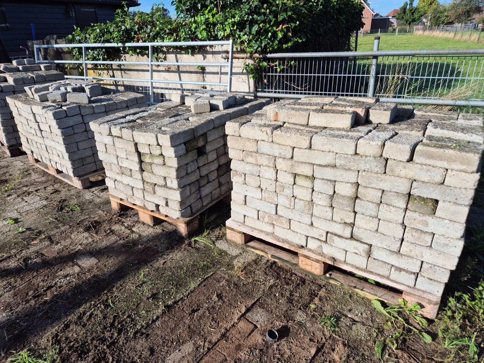 Beton klinkers - Gebruikt, Ophalen, Gebruikt, Klinkers, 10 m² of meer