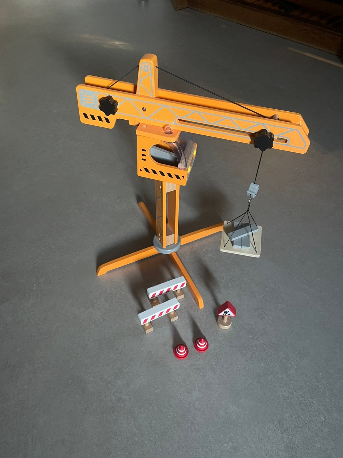 Houten hijskraan Hape, Ophalen of Verzenden, Zo goed als nieuw, Overige typen