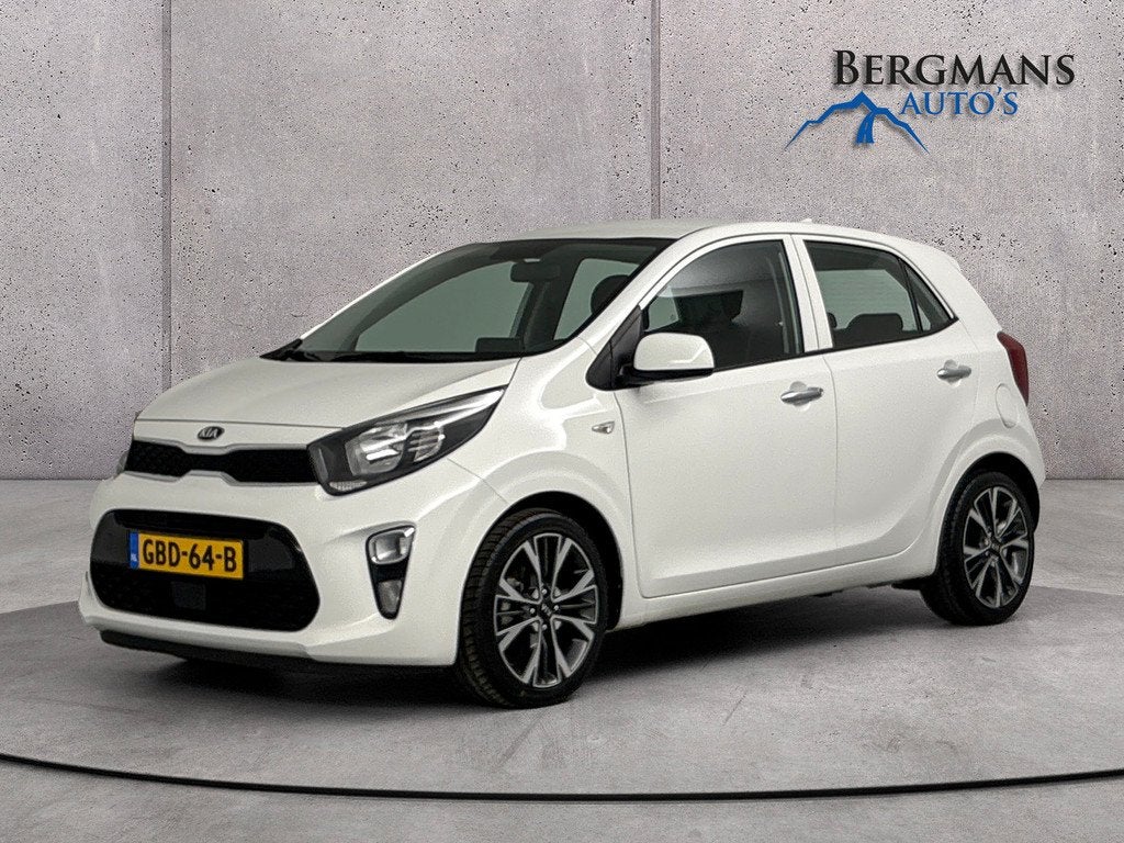 Kia Picanto 1.0 DPi DynamicLine // PARKEERCAMERA // NAVIGATI, Stof, Gebruikt, 4 stoelen, Wit