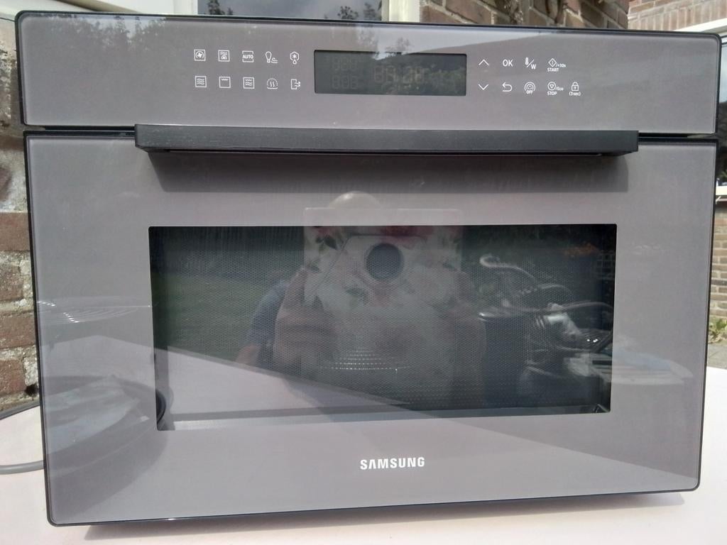 Samsung combimagnetron MC358058CC/EN, Combimagnetron, Hete lucht, Ophalen of Verzenden, Draaiplateau