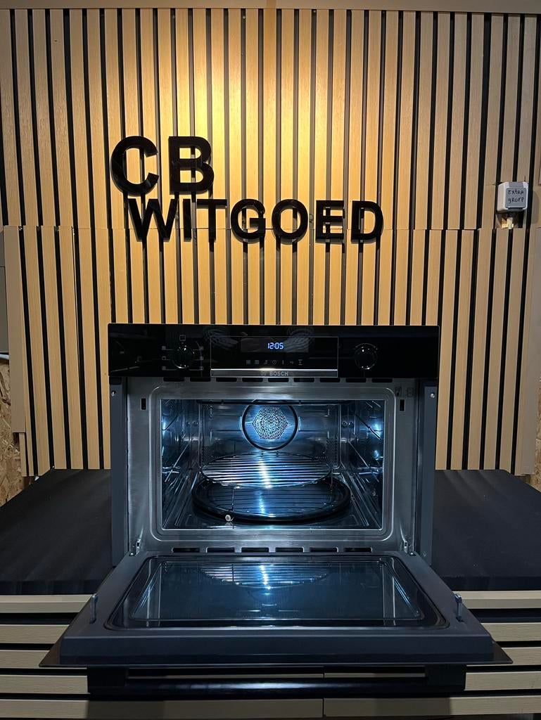 Bosch CMA585MB0 Ecoclean Serie 6 - Inbouw combi-oven, Witgoed en Apparatuur, Ovens, Ophalen, Refurbished, Oven met grill, Inbouw