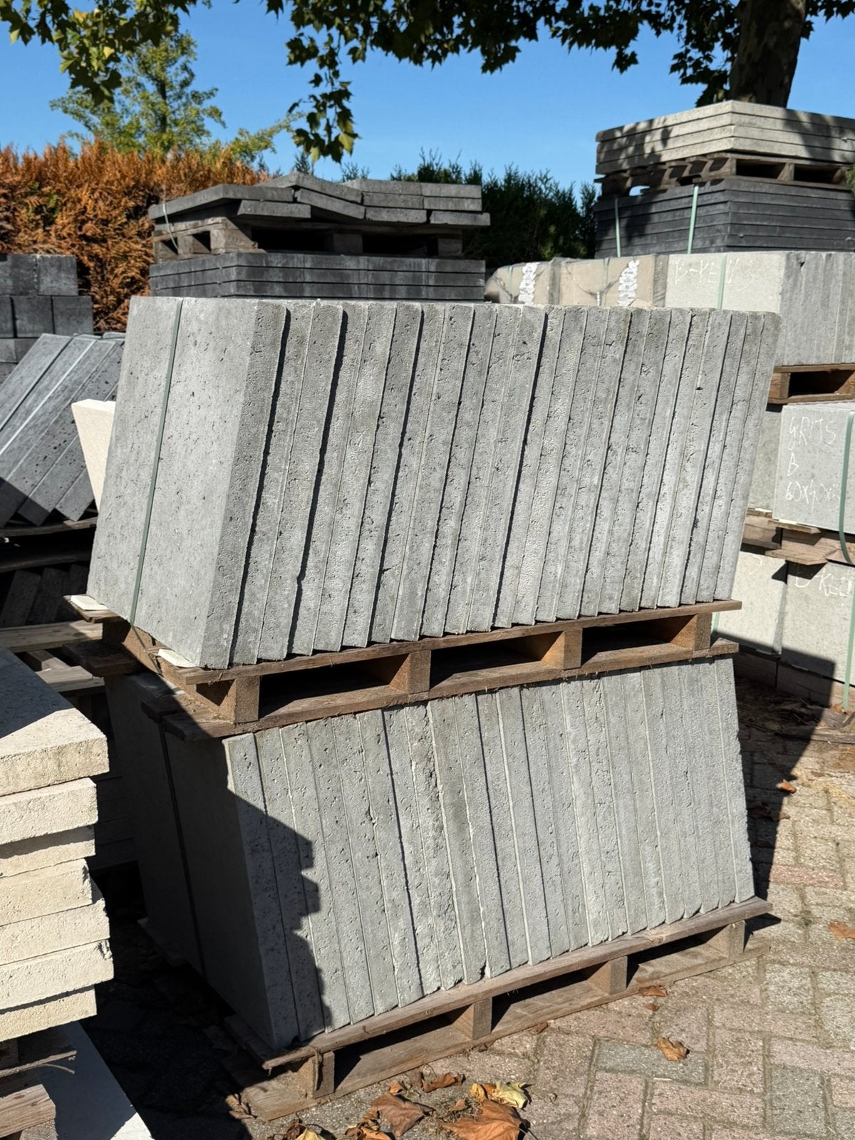 16,5 m2 Oud Hollandse tegels 60x60x5cm Grijs RESTPARTIJ, Ophalen, Nieuw, Beton, Terrastegels