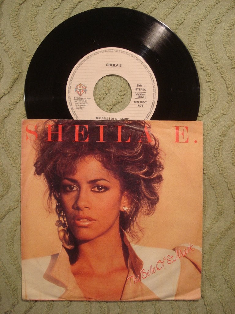 Sheila E. 7" Vinyl Single: The Belle of St. Mark (Duitsland), Ophalen of Verzenden, Zo goed als nieuw, Pop