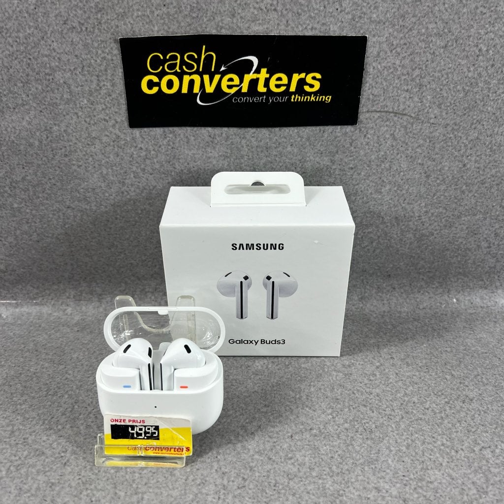 Samsung Buds 3 | wit | in doos met kabel | ZGAN | 410079, Telecommunicatie, Mobiele telefoons | Oordopjes, Gebruikt, In gehoorgang (in-ear)