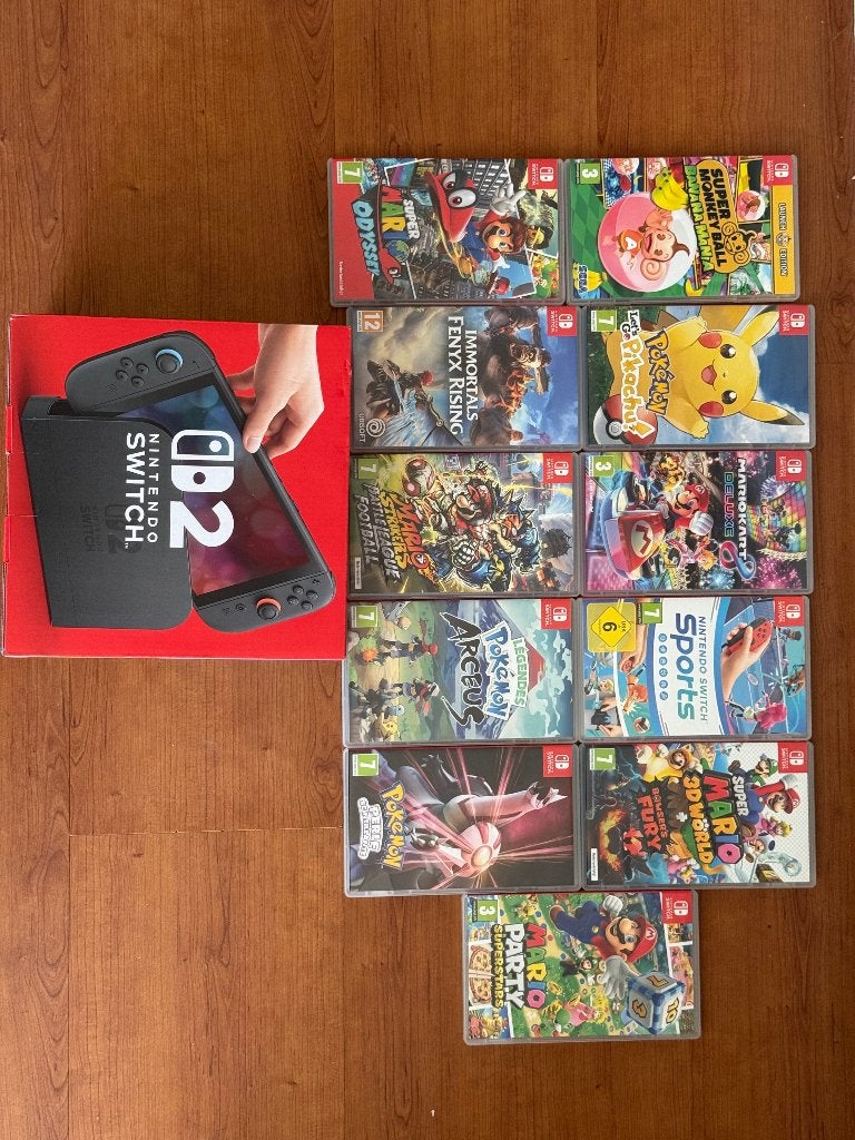 Nintendo Switch 2 – Nieuw & geseald + spellen, Spelcomputers en Games, Ophalen of Verzenden, Nieuw, Met 2 controllers, Switch Original