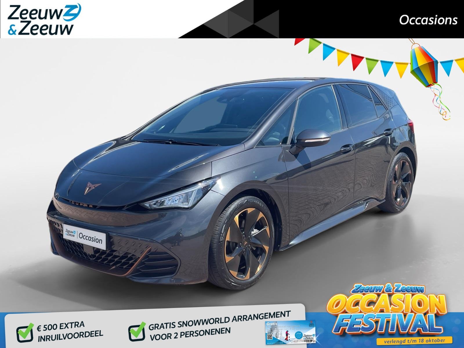 CUPRA Born Business 62 kWh *Navi+Camera*Climate Control*Adap, Auto's, Automaat, Gebruikt, Zwart, 231 pk
