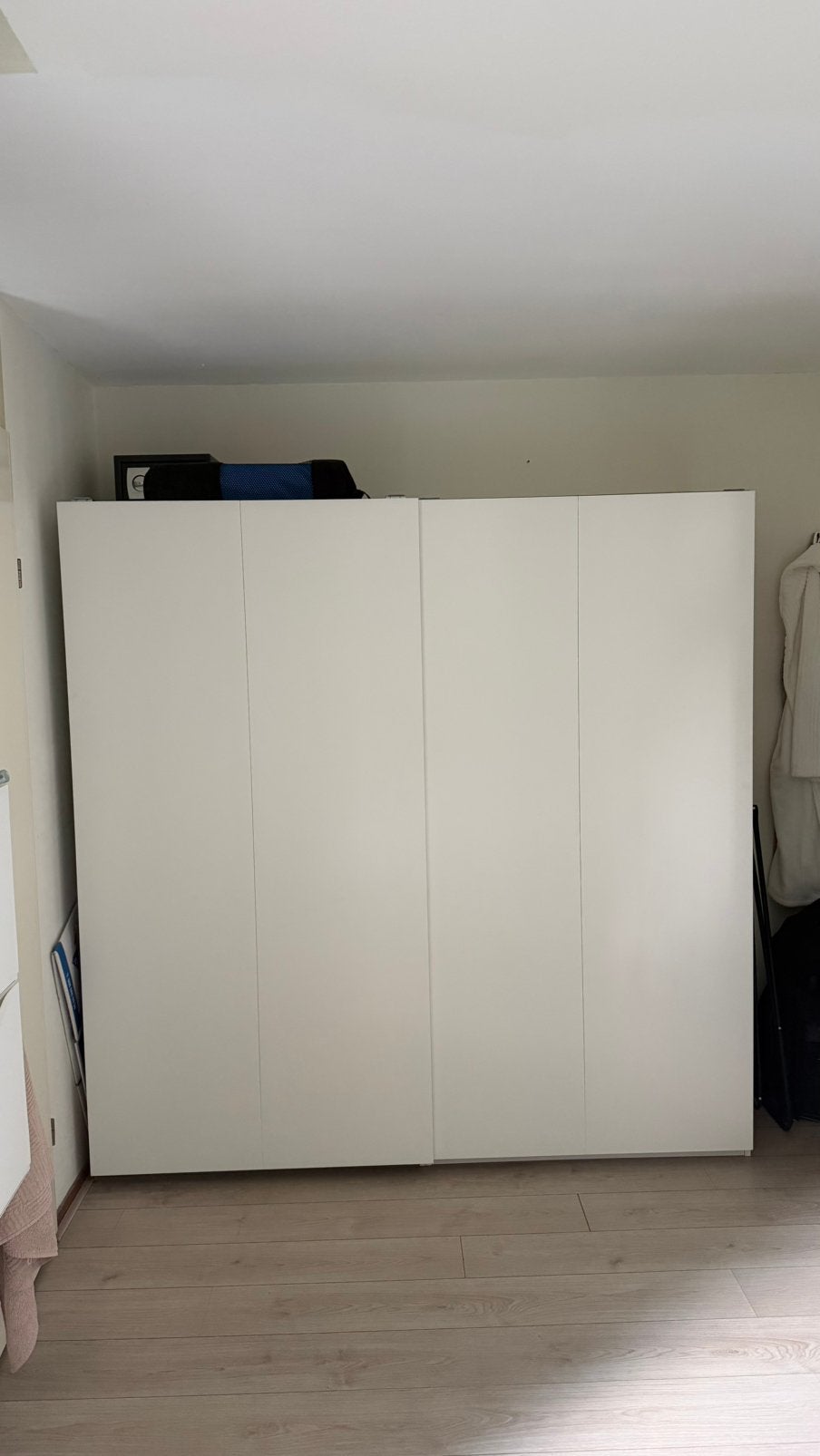 Ikea PAX kledingkast wit, Huis en Inrichting, Kasten | Roldeurkasten en Archiefkasten, Ophalen, Zo goed als nieuw, 50 tot 75 cm
