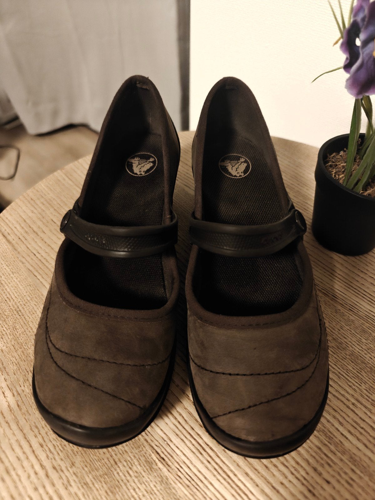 Crocs Ballerina's - Zo goed als nieuw, Bruin, Zo goed als nieuw, Crocs, Ballerina's