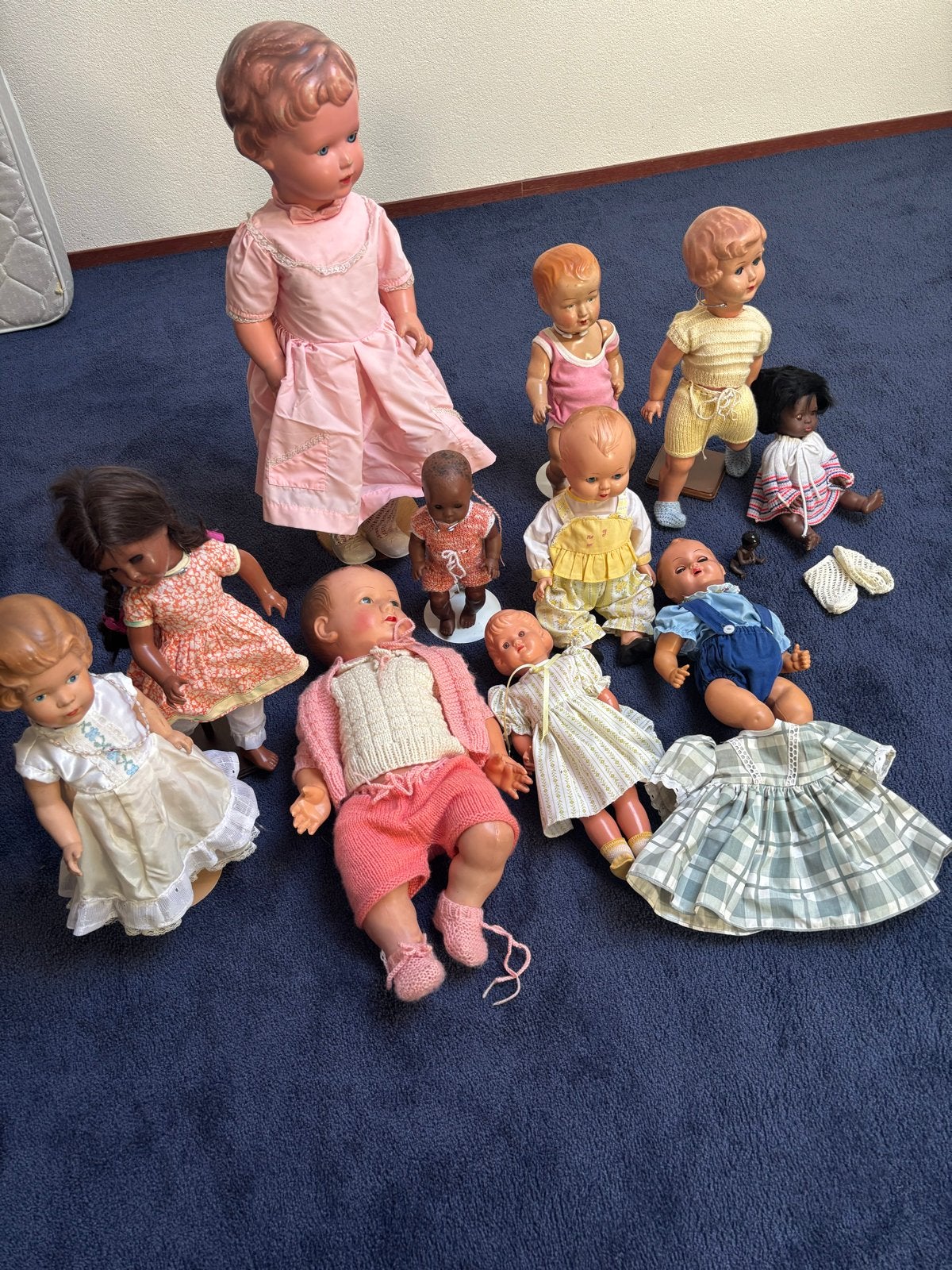 Grote collectie vintage poppen en baby poppen, Verzamelen, Poppen, Ophalen, Gebruikt, Overige typen