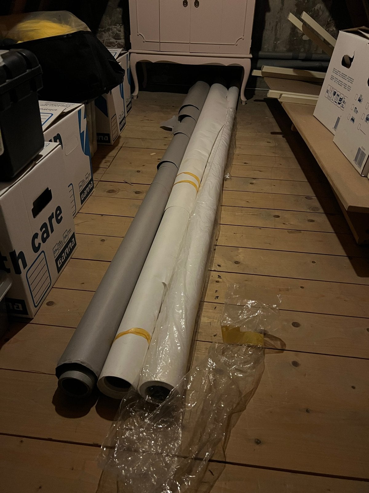 3x Studio achtergrond (2x wit, 1x grijs) gratis ophalen, Ophalen, Zo goed als nieuw, Fotografie algemeen