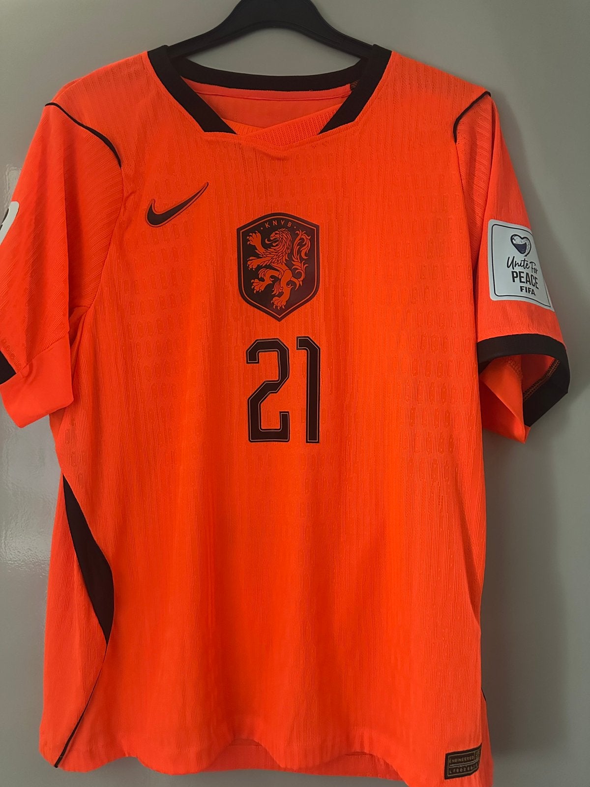 Frenkie de Jong Nederlands elftal WK thuisshirt, Sport en Fitness, Voetbal, Maat S, Ophalen of Verzenden, Zo goed als nieuw, Shirt