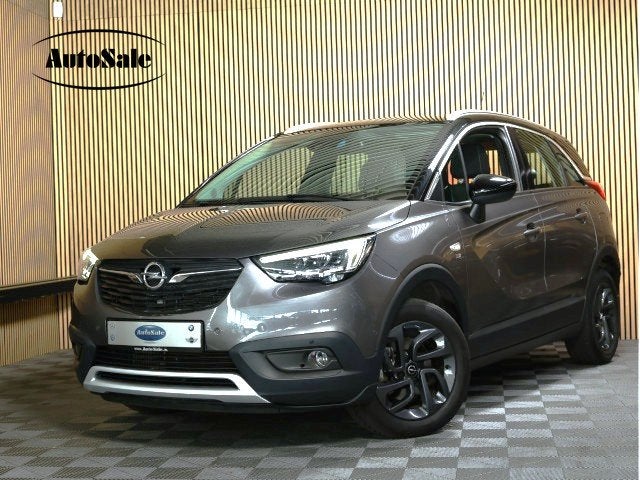 Opel Crossland X 1.2 Turbo Ultimate 43000km AUT PANORAMADAK, Stof, Zwart, Origineel Nederlands, Bedrijf