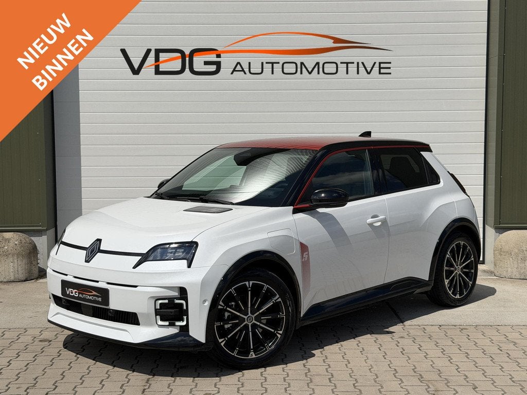 Renault 5 comfort range iconic cinq 52 kWh SOH 99% / Snellad, Auto's, Stof, Gebruikt, 150 pk, Automatische klimaatregeling