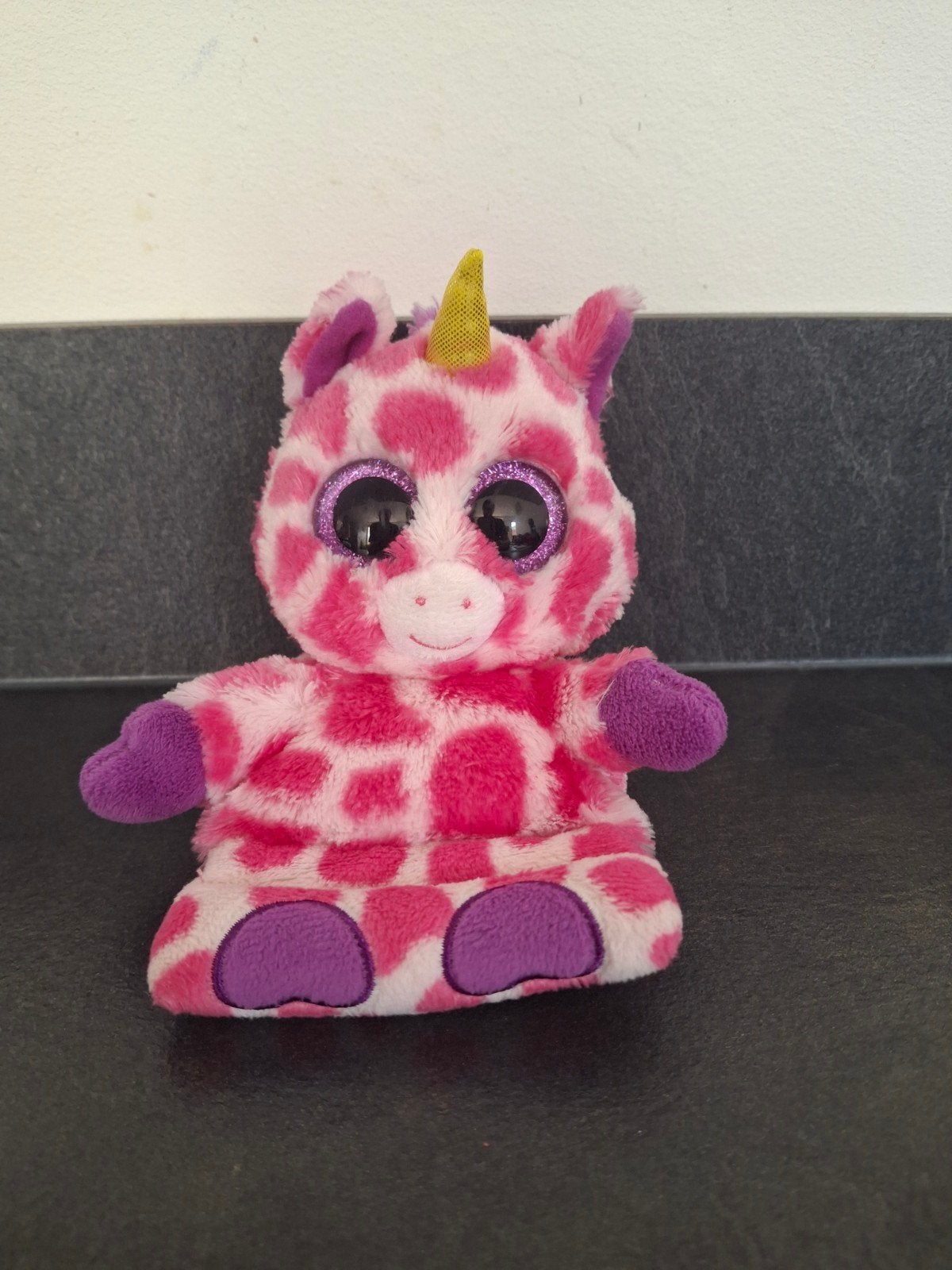 Ty knuffel unicorn Uni, Eenhoorn, Ophalen of Verzenden, Zo goed als nieuw, Roze