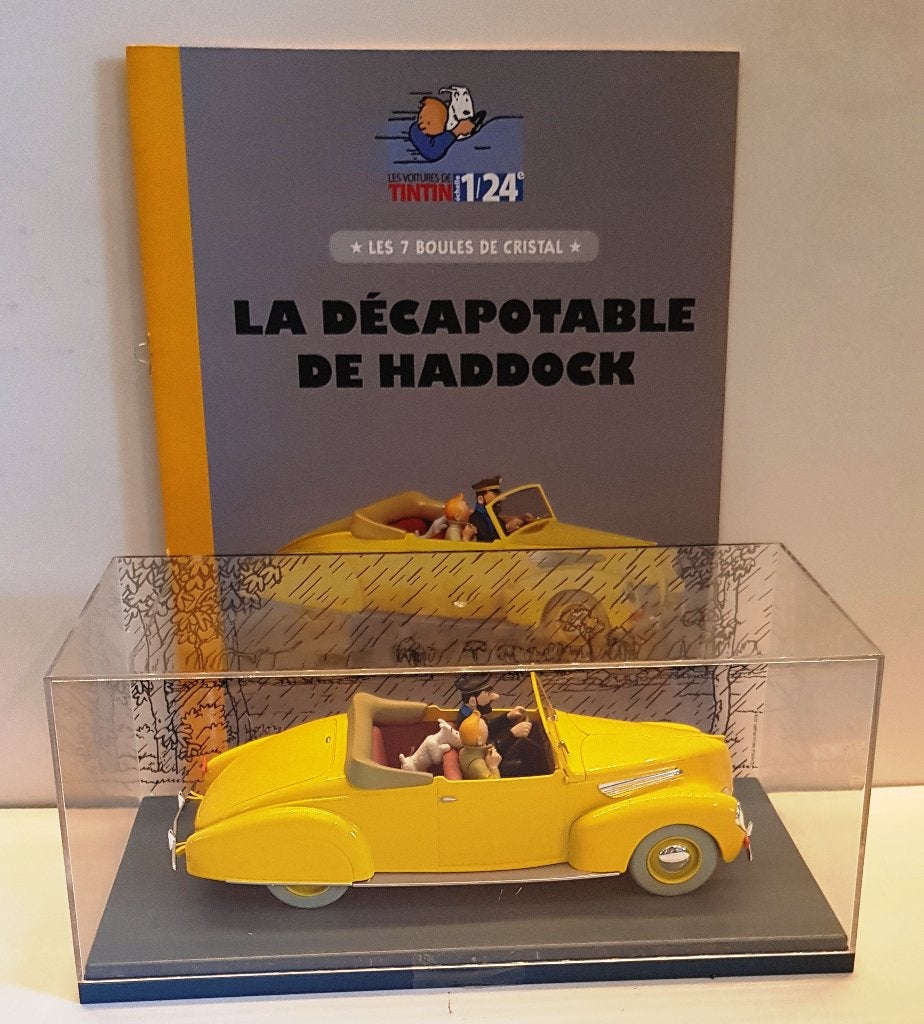 Les voitures de Tintin "LA DECAPOTABLE DU CAPITAINE HADDOCK", Verzenden, Kuifje, Nieuw, Beeldje of Figuurtje
