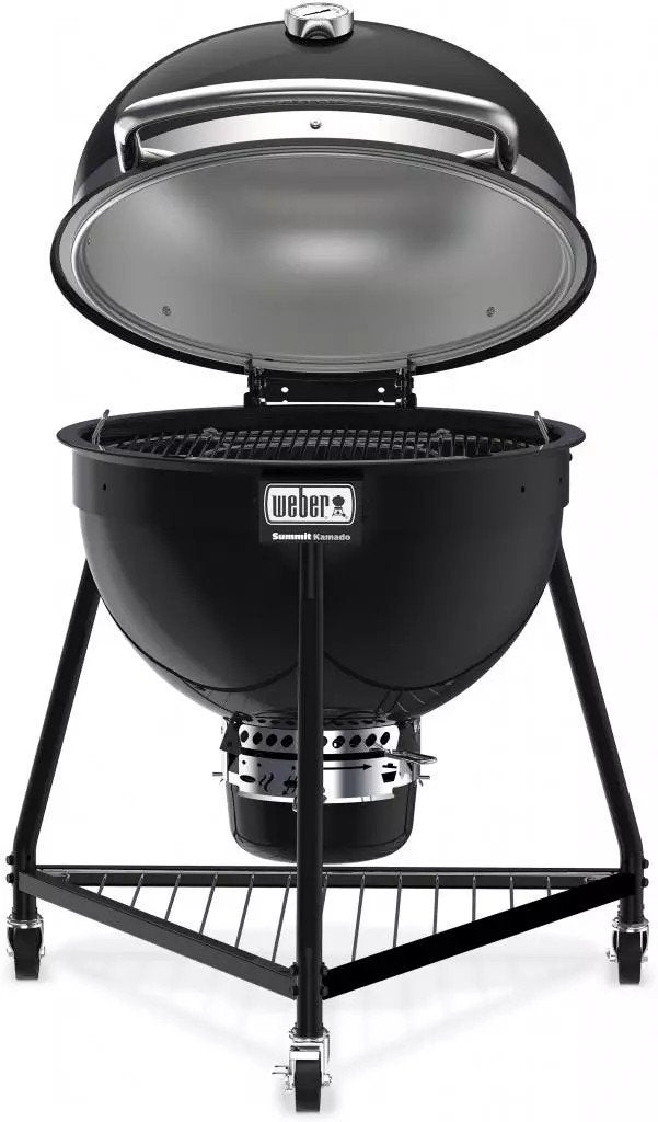 Weber Summit Kamado E6 Houtskoolbarbecue, Ophalen of Verzenden, Zo goed als nieuw, Weber