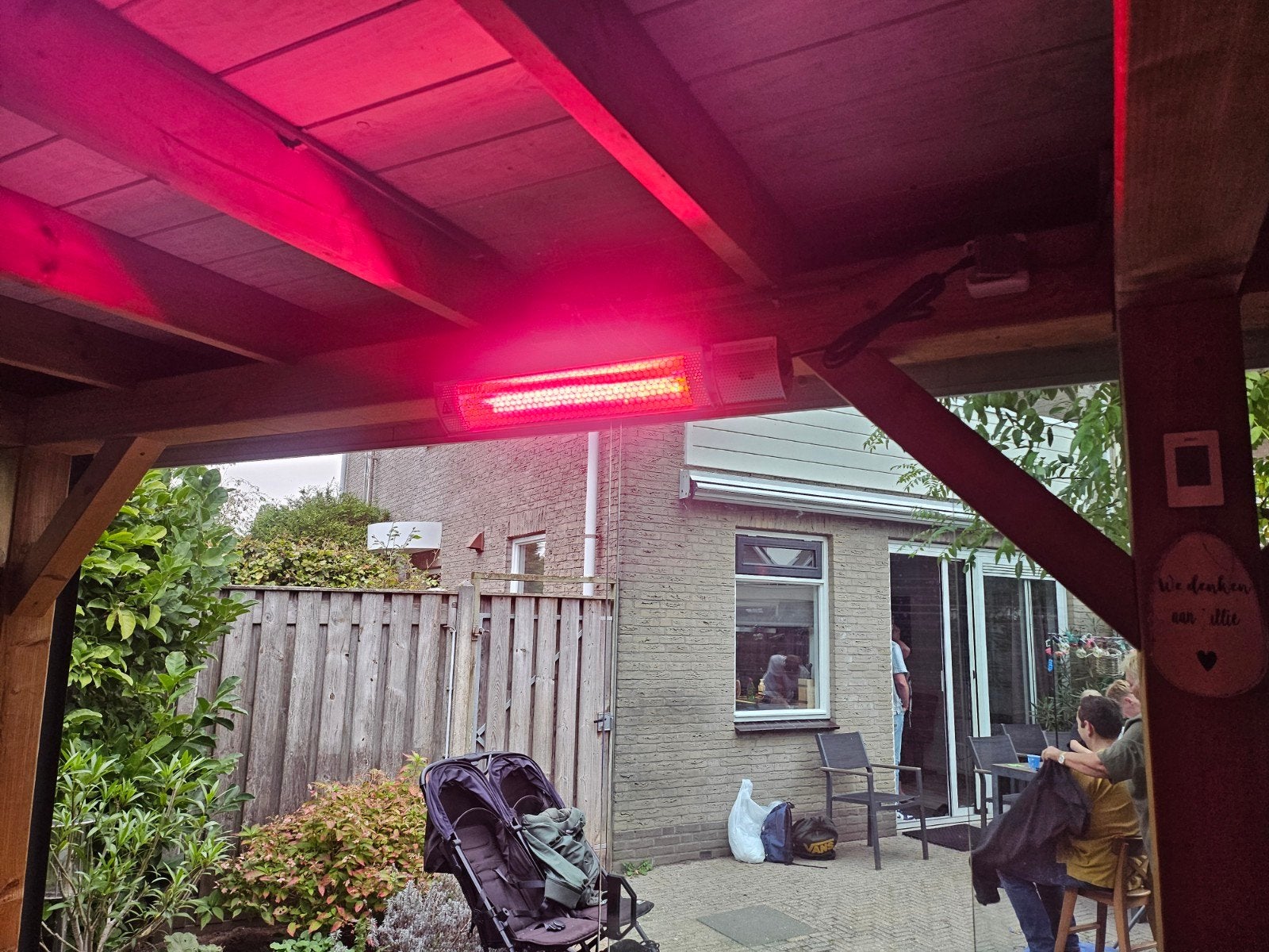 SunHeat Infrarood Heater 2000W - Ideaal voor terras!, Ophalen, Zo goed als nieuw