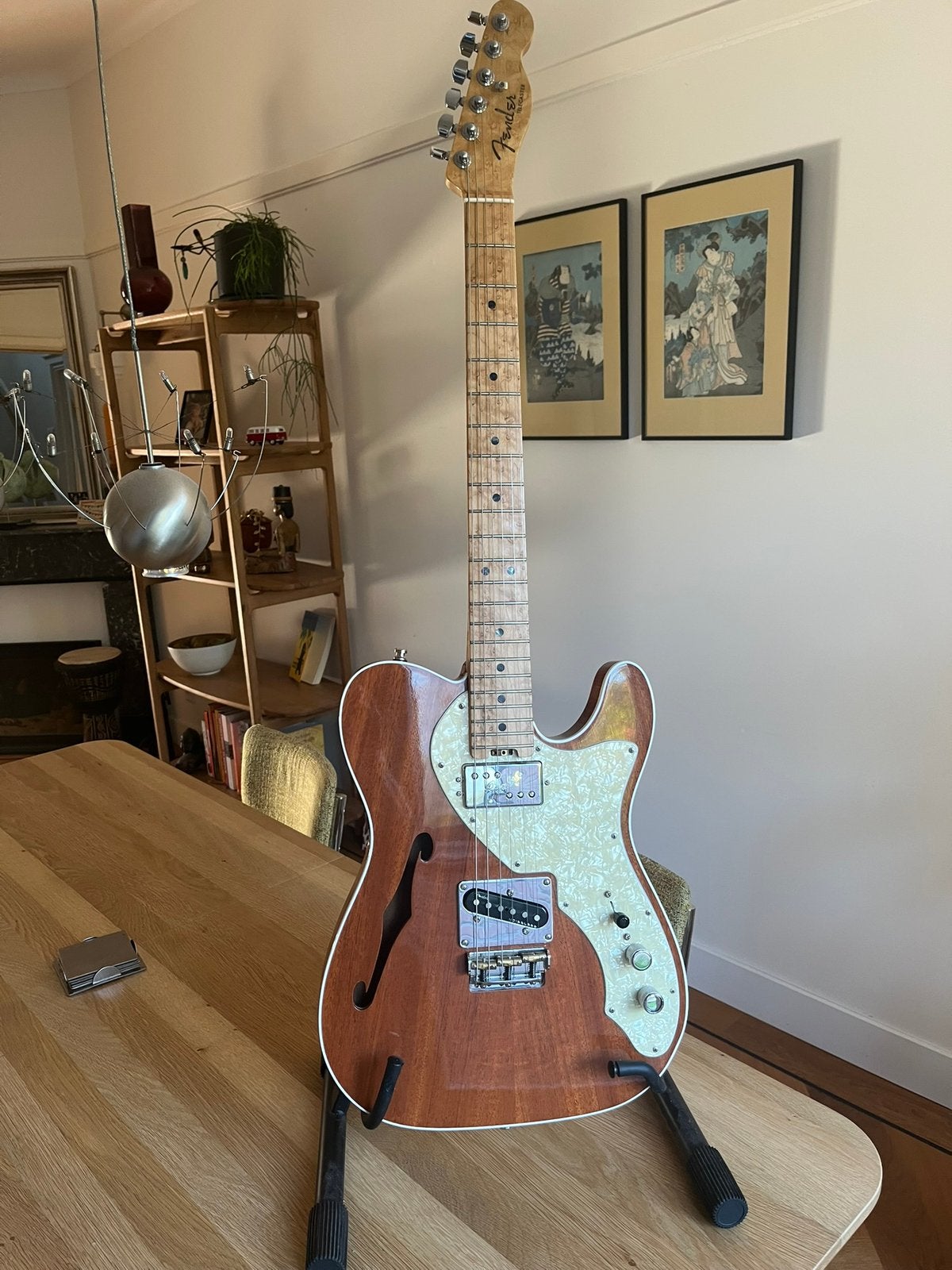 Fender 2017 Limited Edition American Elite Tele Thinline, Ophalen, Zo goed als nieuw, Semi-solid body, Fender