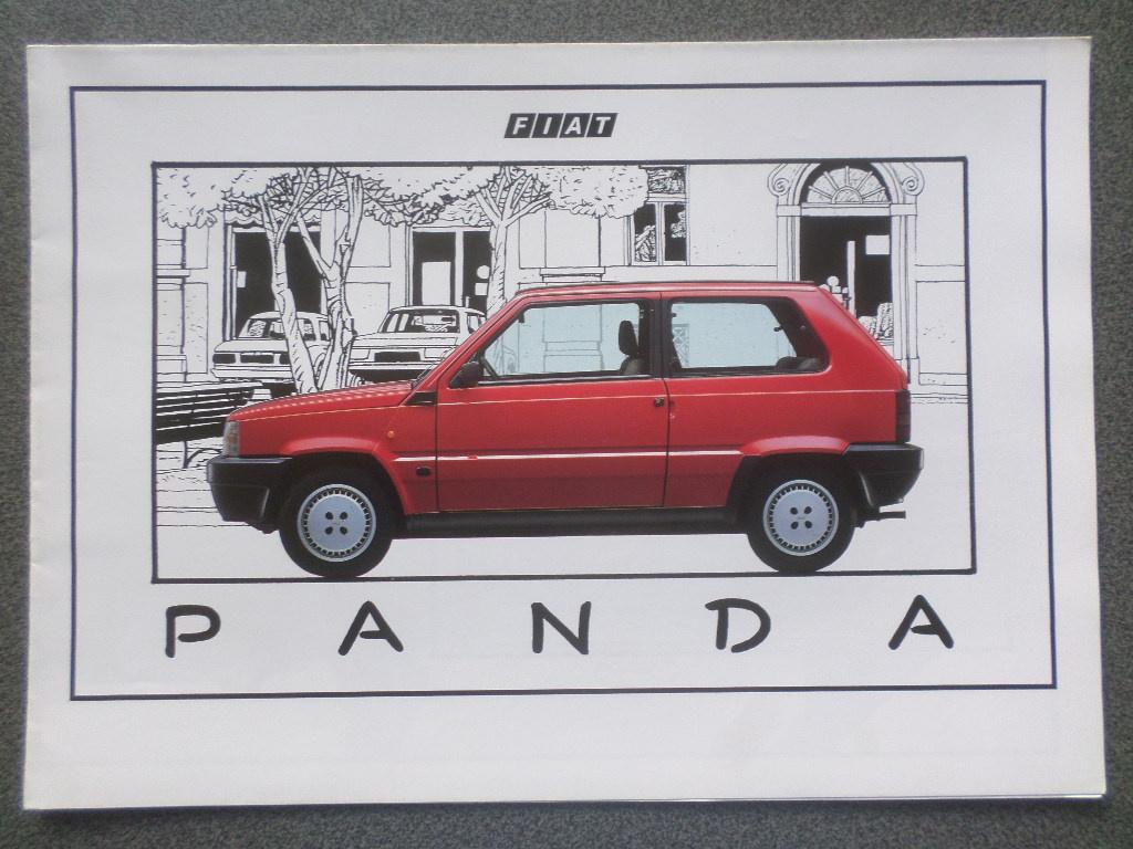 Fiat Panda Brochure, Ophalen of Verzenden, Zo goed als nieuw, Overige merken