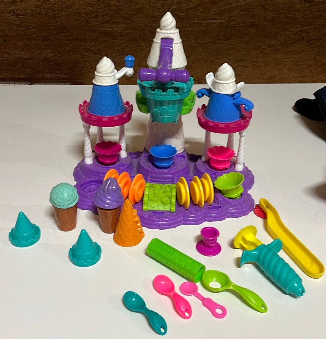 Play-Doh ijskasteel, Ophalen of Verzenden, Gebruikt, Knutselen