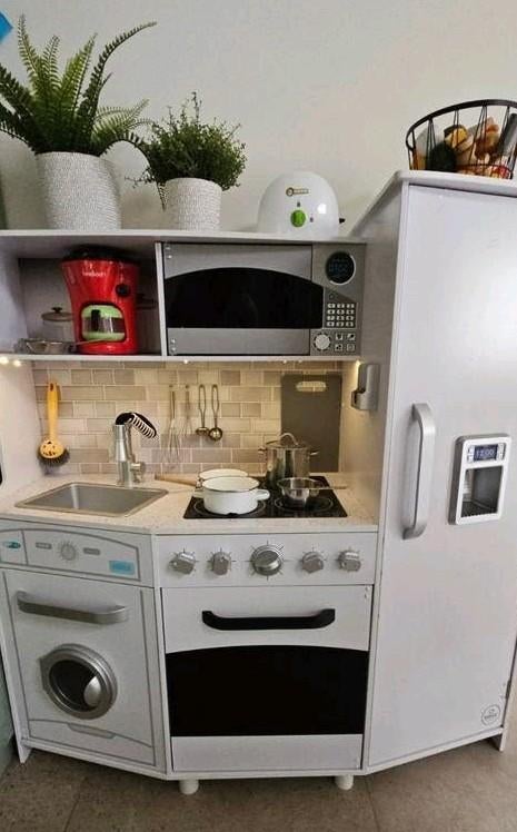 Kidkraft luxe kinderkeuken, Kinderen en Baby's, Speelgoed | Speelkeukens, Gebruikt, Kunststof, Ophalen