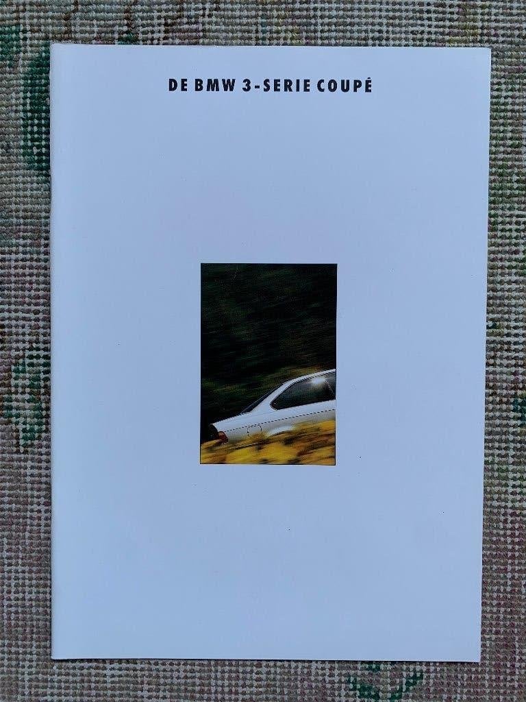 Nederlandse folder brochure BMW 3-serie coupe E36 1992 nieuw, Nieuw, Ophalen of Verzenden, BMW, BMW