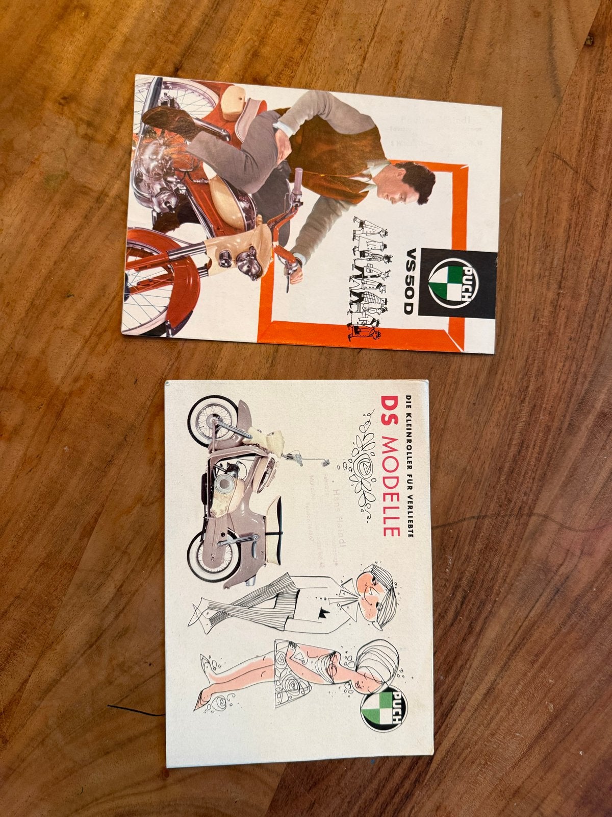 Puch VS 50 D en DS Modellen folders, Fietsen en Brommers, Ophalen of Verzenden, Gebruikt