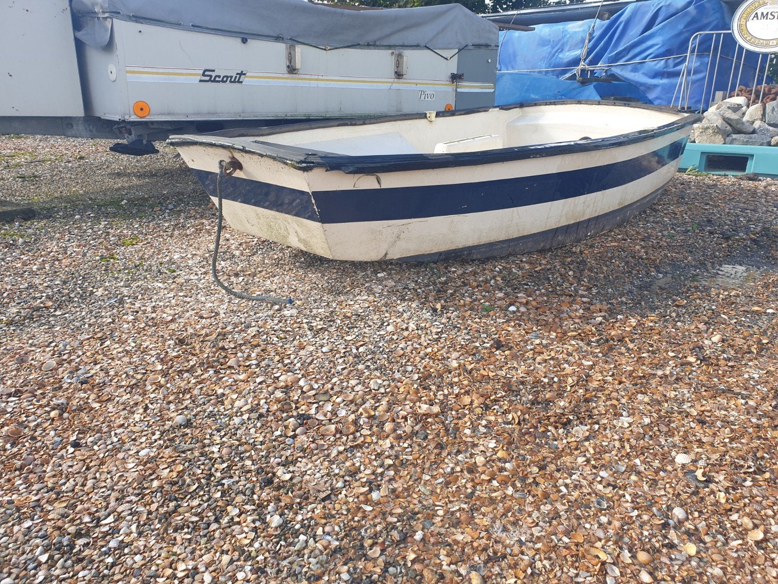 falsled optimist zonder zeiltuig te koop, Watersport en Boten, Gebruikt, Minder dan 15 m², Overige typen, Ophalen
